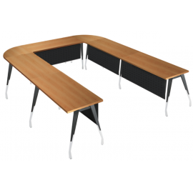 12人馬克宏U型／環式會議桌 MCR3903