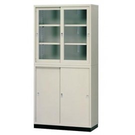 3尺上玻下鐵公文櫃/書櫃  TG/TS/TB-33