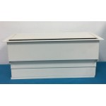 鋁合金數位線槽盒/單掀2孔緩降毛刷盒  K Box-2