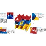 三層桌上型公文架  SY-805