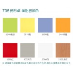 活動可掀式梯形上課桌/梯形討論桌 705D-150A