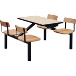 4人座實木速食餐桌椅 148F659-4P