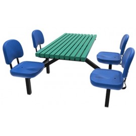 2人座PP室內外餐桌椅 504H-1-2P