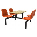 2人座實木室外餐桌椅 503K-2-2P