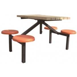 2人座實木室外餐桌椅 503P-1-2P