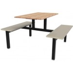 2人座橡木速食餐桌椅 502U-2-2P