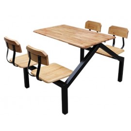 2人座橡木速食餐桌椅 502J-2-2P