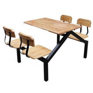 2人座橡木速食餐桌椅 502J-1-2P