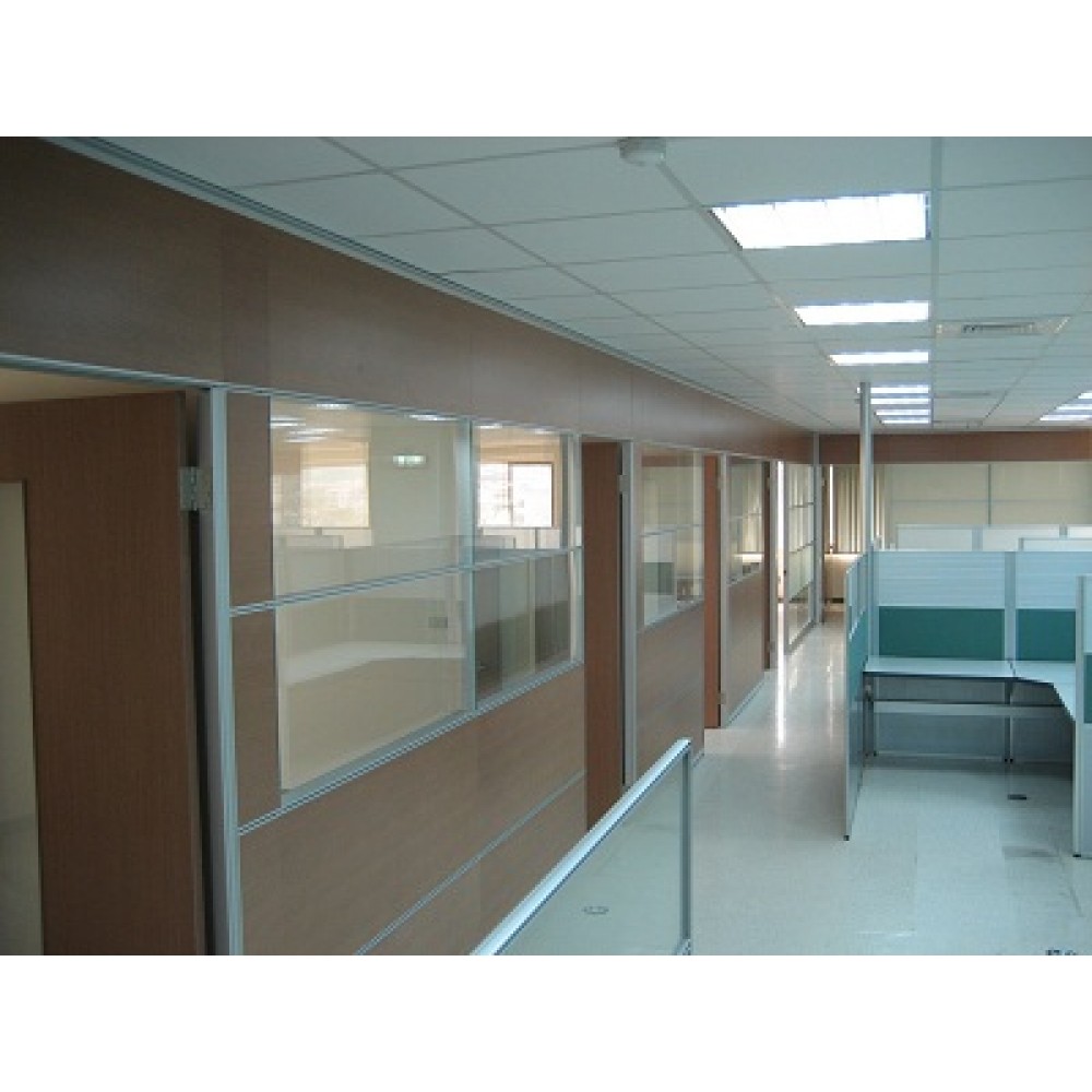 鋁合金單玻璃高隔間 High partitions L-13