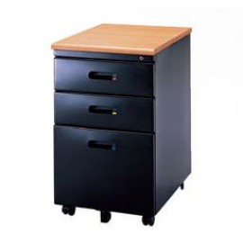 黑色木紋高活動櫃(0.8 mm) CU46-4B