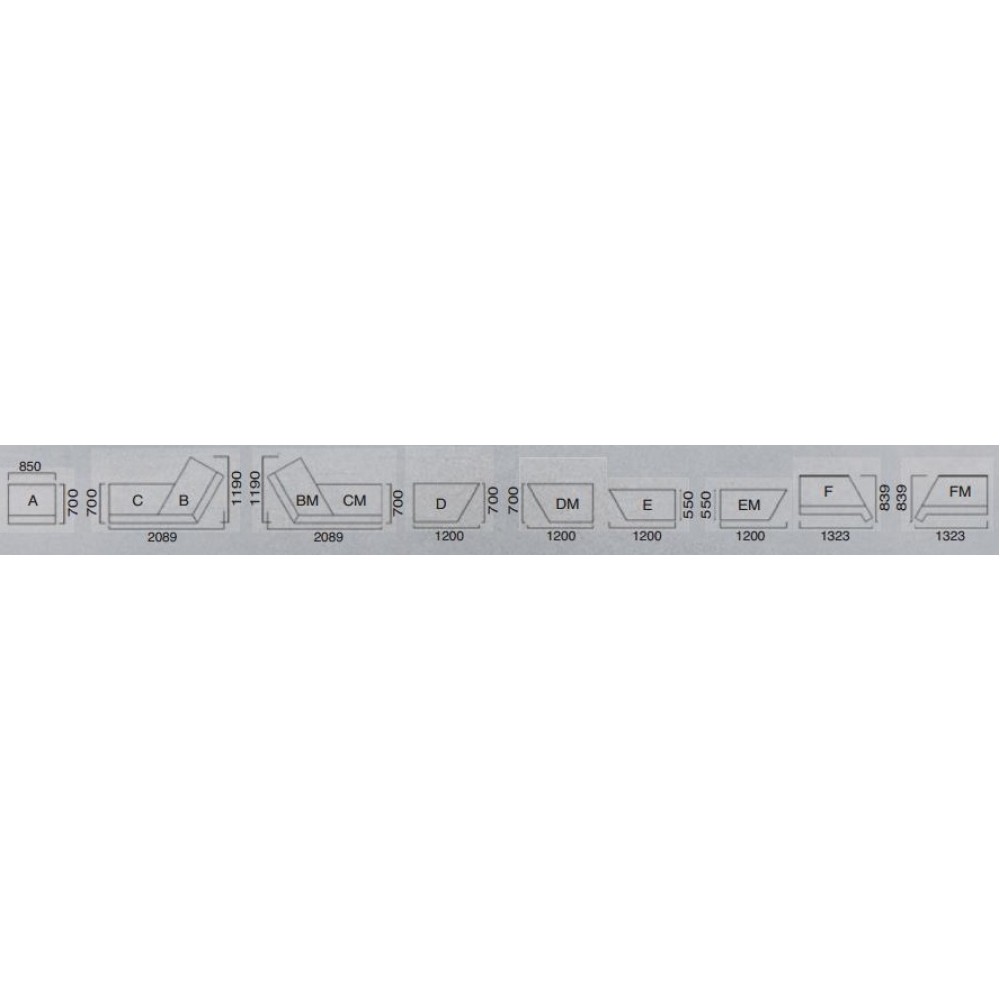 高級組合式緹花布會客沙發組  CSL-338I