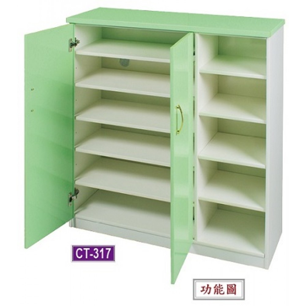 環保塑鋼鞋櫃  CT-317