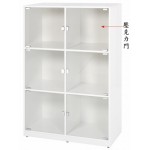 環保6格6門塑鋼置物櫃/ 書櫃  CT-836-3