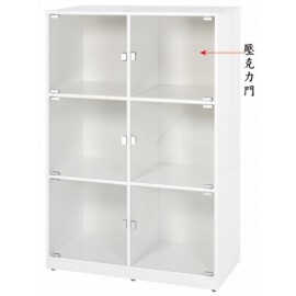 環保6格6門塑鋼置物櫃/ 書櫃  CT-836-3