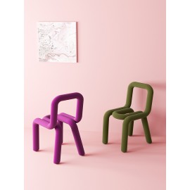北歐設計師ins網紅個性化餐椅異形餐椅現代簡約休閑椅單人沙發椅